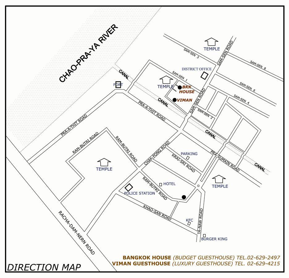 Bangkok House Hostel Phra Nakon Kültér fotó